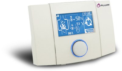 Automatická regulace spalování s řídící jednotkou EkoKOM